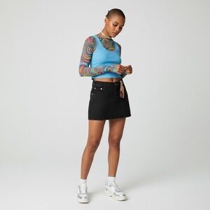 NWT Marlow Vintage Original Black
Jean Mini Skirt Size 27